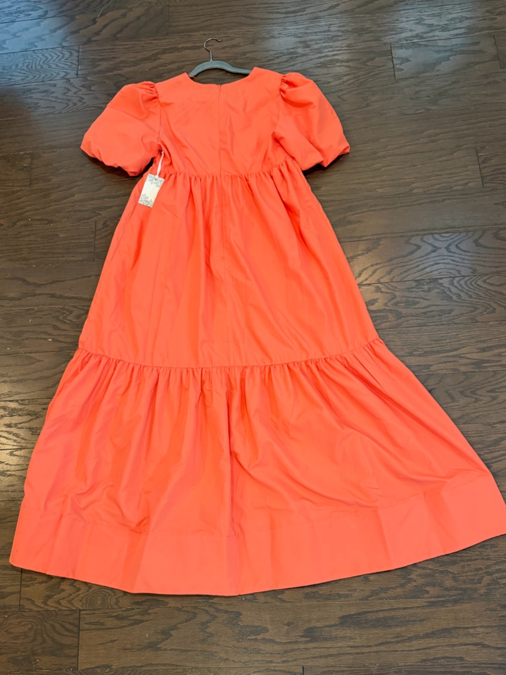 Tuckernuck Hyacinth House Coral Orange Taryn Maxi Dress Size Large NWT - Picture 3 of 8